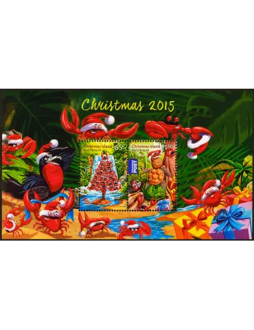 n° 49 - Timbre CHRISTMAS (ILE) Blocs et feuillets