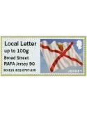 n° 9 - Timbre JERSEY Timbres de distributeurs