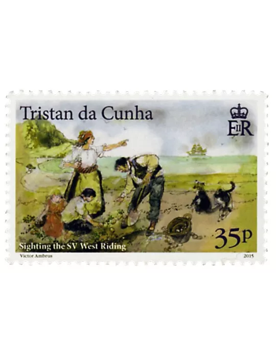 n° 1114 - Timbre TRISTAN DA CUNHA Poste