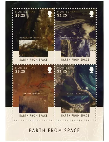 n° 1580 - Timbre MONTSERRAT Poste