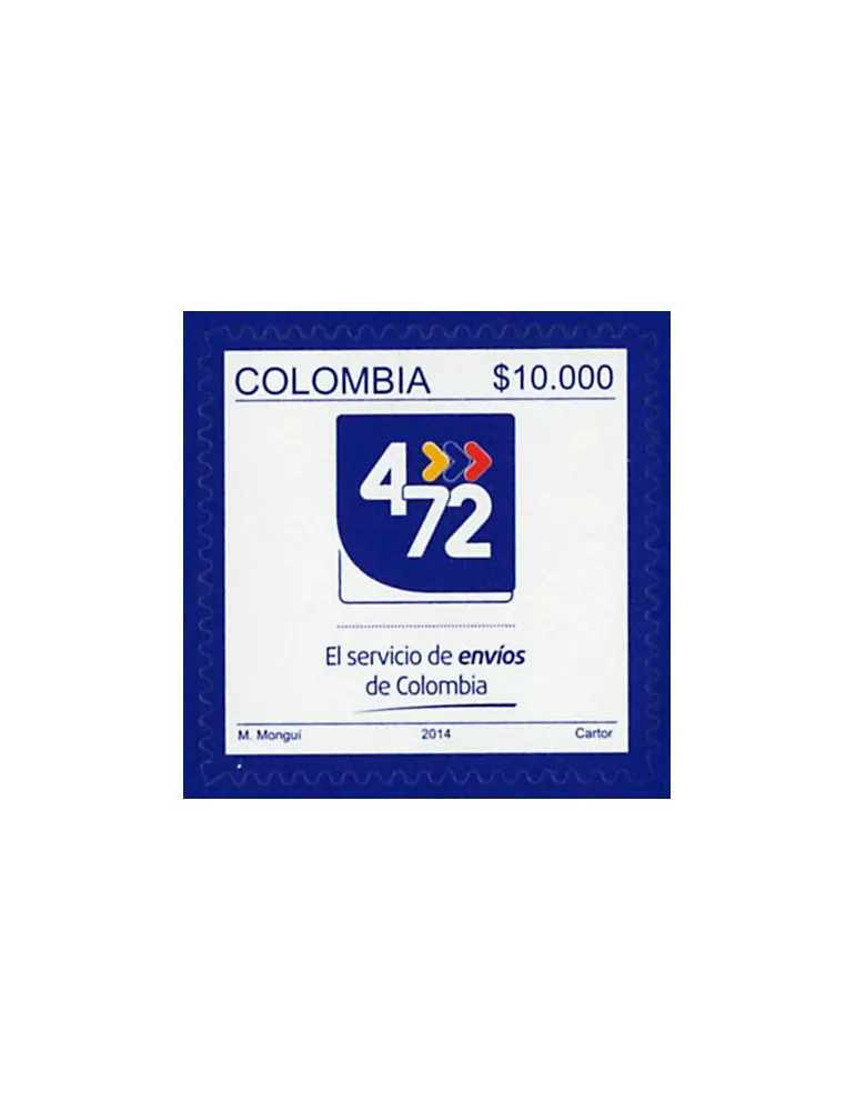 n° 1741 - Timbre COLOMBIE Poste