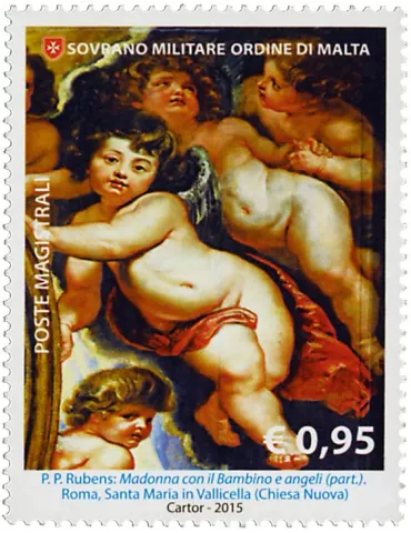 n° 1288 - Timbre ORDRE de MALTE Poste