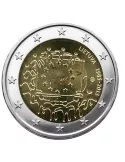 2 EURO COMMEMORATIVE 2015 : LITUANIE (30E ANNIVERSAIRE DU DRAPEAU EUROPEEN)
