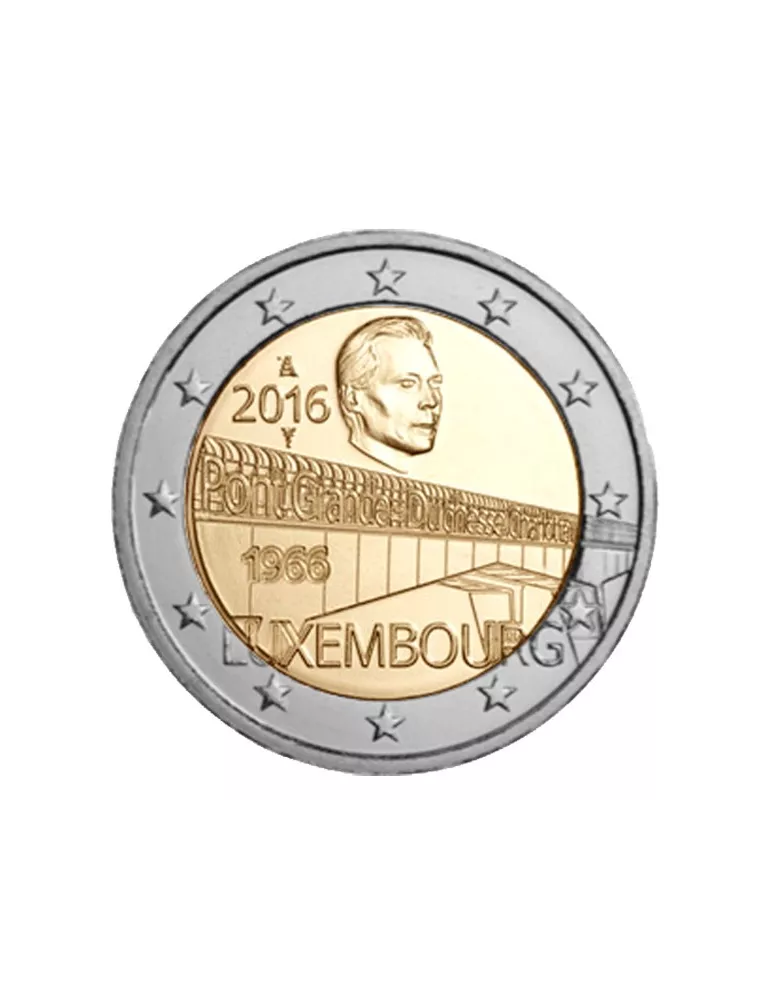 2 EURO COMMEMORATIVE 2016 : LUXEMBOURG (Pont Grand Duchesse Charlotte)