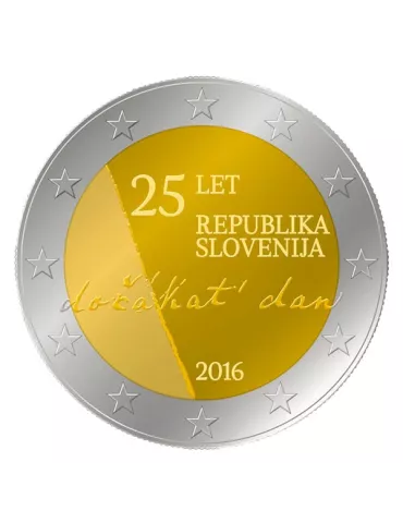 2 EURO COMMEMORATIVE 2016 : SLOVENIE (Indépendance République de Slovénie)