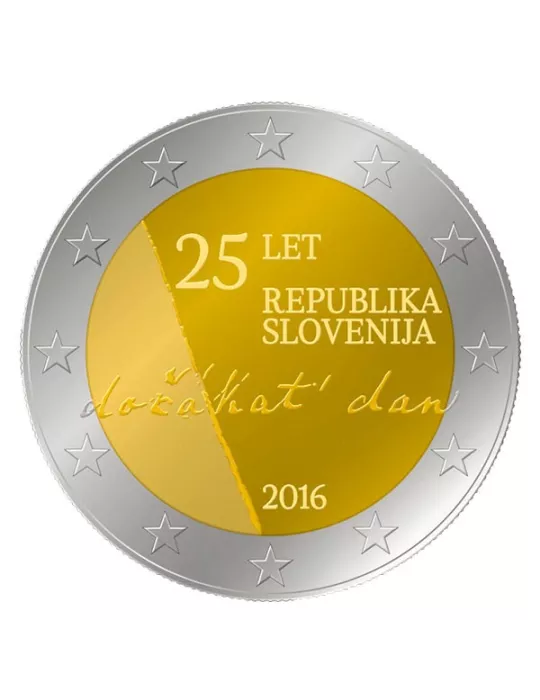2 EURO COMMEMORATIVE 2016 : SLOVENIE (Indépendance République de Slovénie)