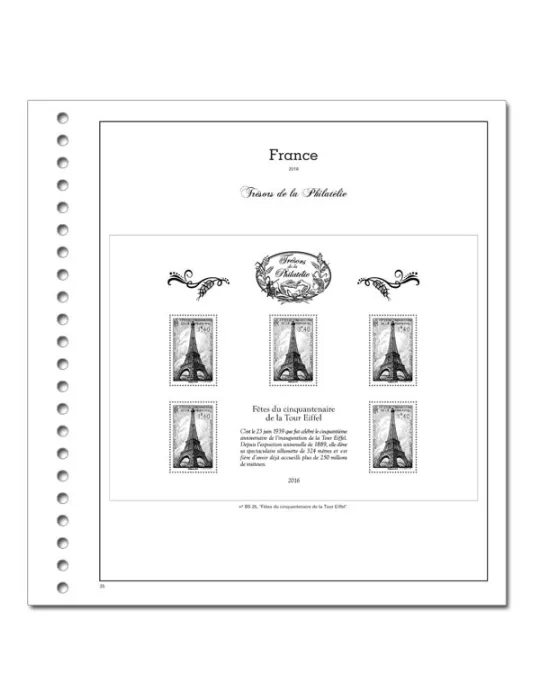TRESORS DE LA PHILATELIE SC : 2016 (JEUX AVEC POCHETTES)