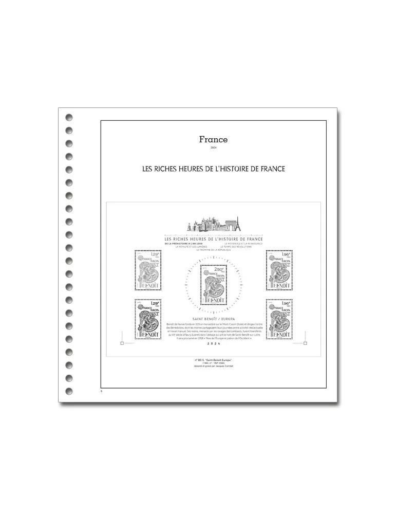 LES RICHES HEURES DE L´HISTOIRE DE FRANCE SC : 2024 (JEUX AVEC POCHETTES)