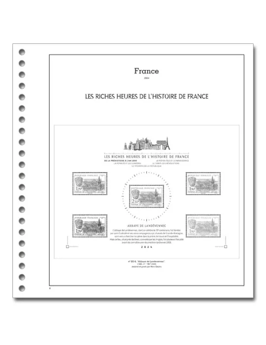 LES RICHES HEURES DE L´HISTOIRE DE FRANCE SC : 2024 (JEUX AVEC POCHETTES)