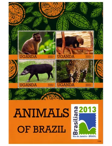 n° 2601AG - Timbre OUGANDA Poste