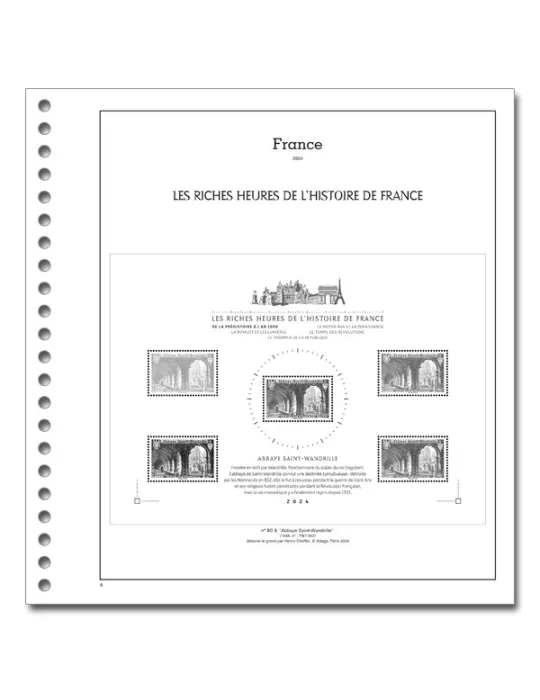 LES RICHES HEURES DE L´HISTOIRE DE FRANCE SC : 2024 (JEUX AVEC POCHETTES)