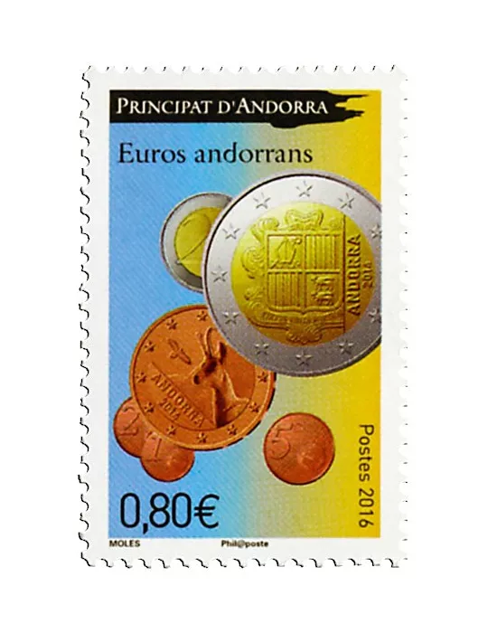 n° 777/778 - Timbre Andorre Poste