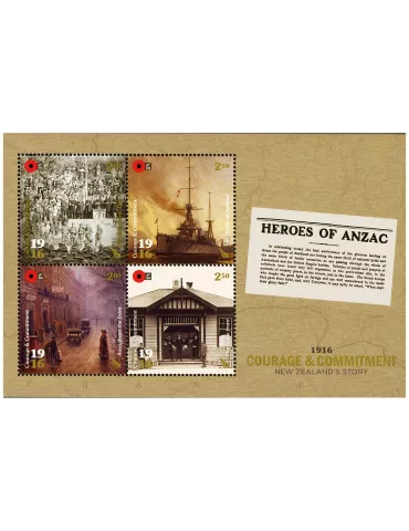 n° 334/335 - Timbre NOUVELLE-ZELANDE Blocs et feuillets