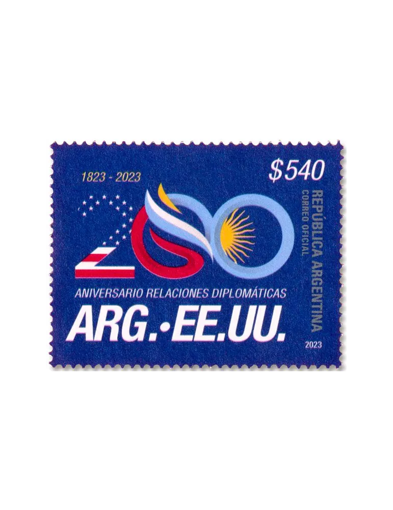 n° 3329 - Timbre ARGENTINE Poste