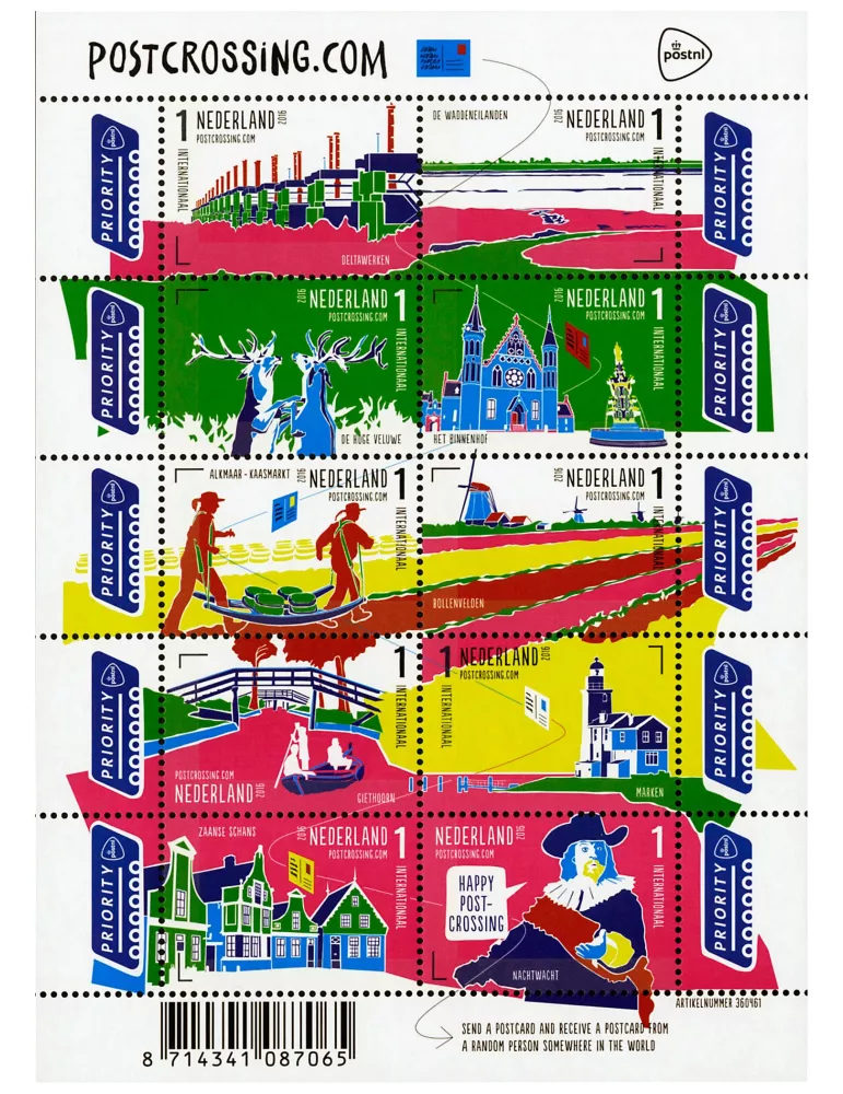 n° 3373/3382 - Timbre PAYS-BAS Poste