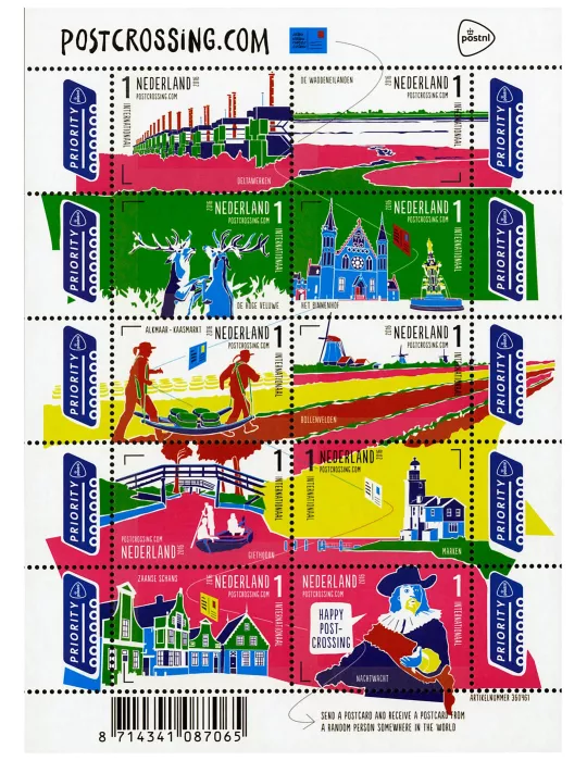 n° 3373/3382 - Timbre PAYS-BAS Poste