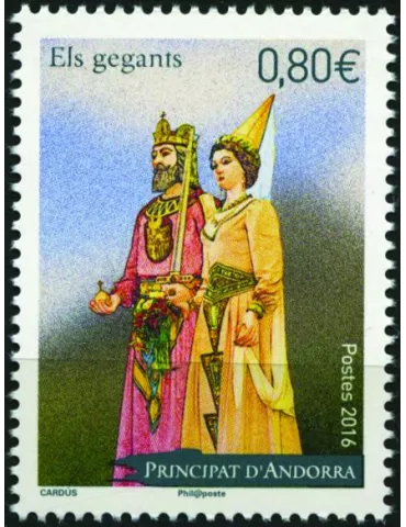 n° 785 - Timbre Andorre Poste