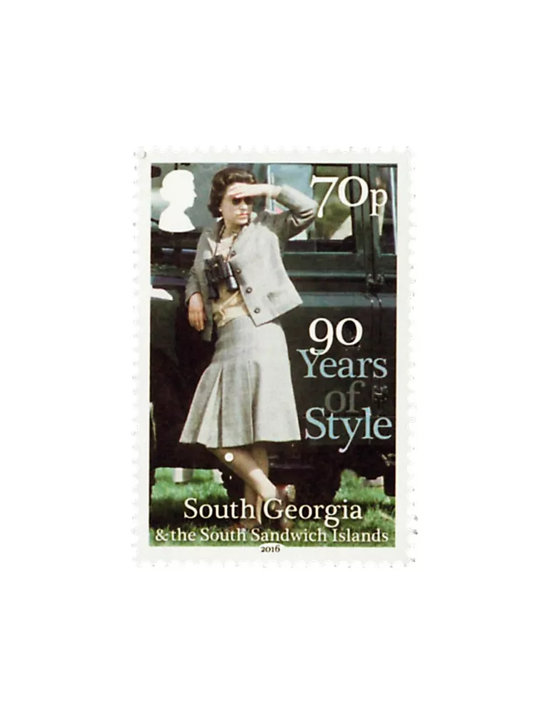 n° 648 - Timbre GEORGIE DU SUD Poste