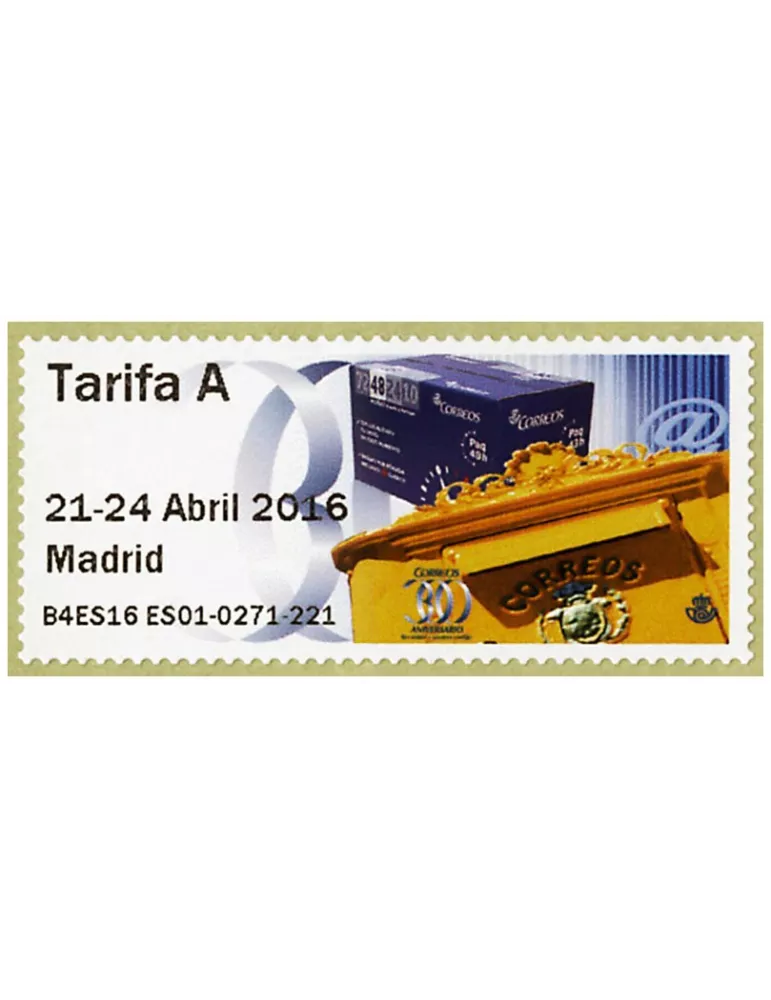 n° 129 - Timbre ESPAGNE Timbres de distributeurs