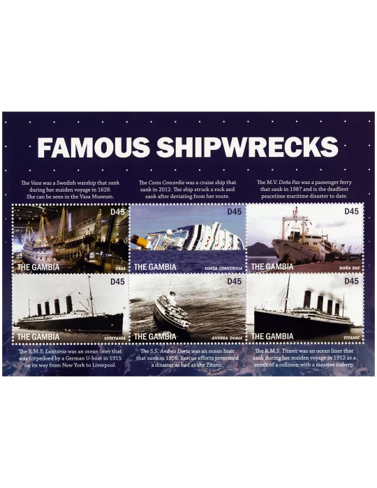 n° 5626 - Timbre GAMBIE Poste