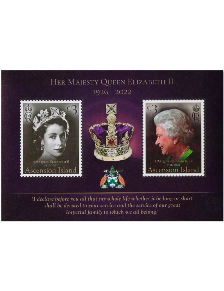 n° 86 - Timbre ASCENSION Blocs et feuillets