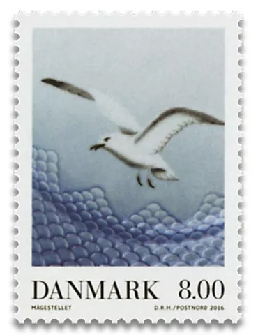 n° 3 - Timbre DANEMARK VIII - Carnets et ouvrages de luxe 2