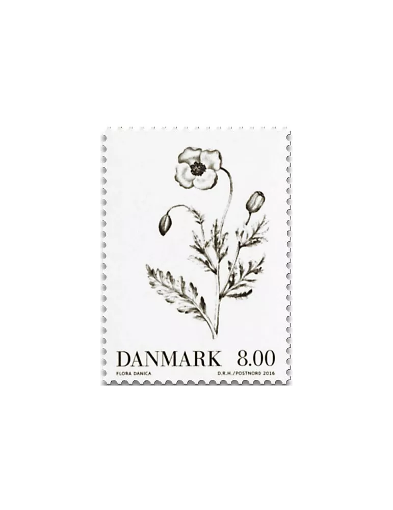 n° 3 - Timbre DANEMARK VIII - Carnets et ouvrages de luxe