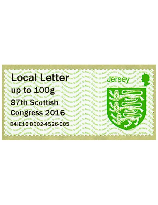 n° 24 - Timbre JERSEY Timbres de distributeurs