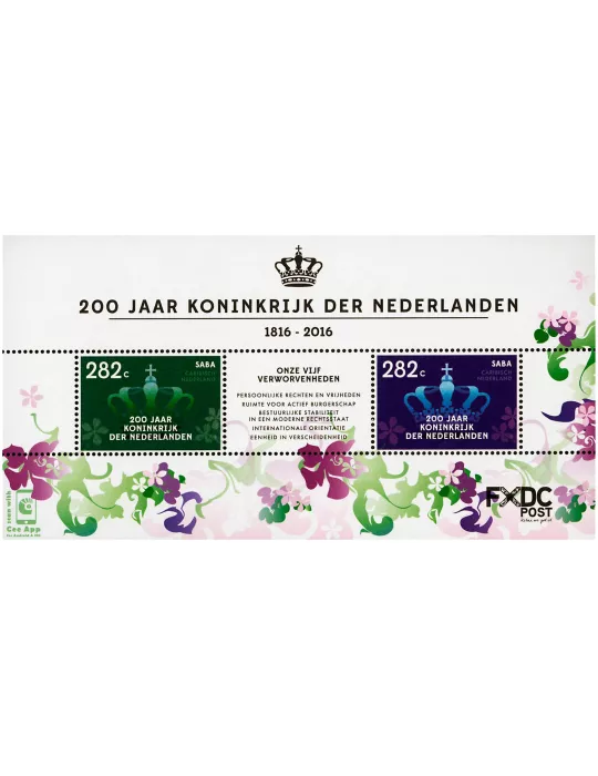 n° 8 - Timbre PAYS-BAS CARIBEENS Blocs et feuillets