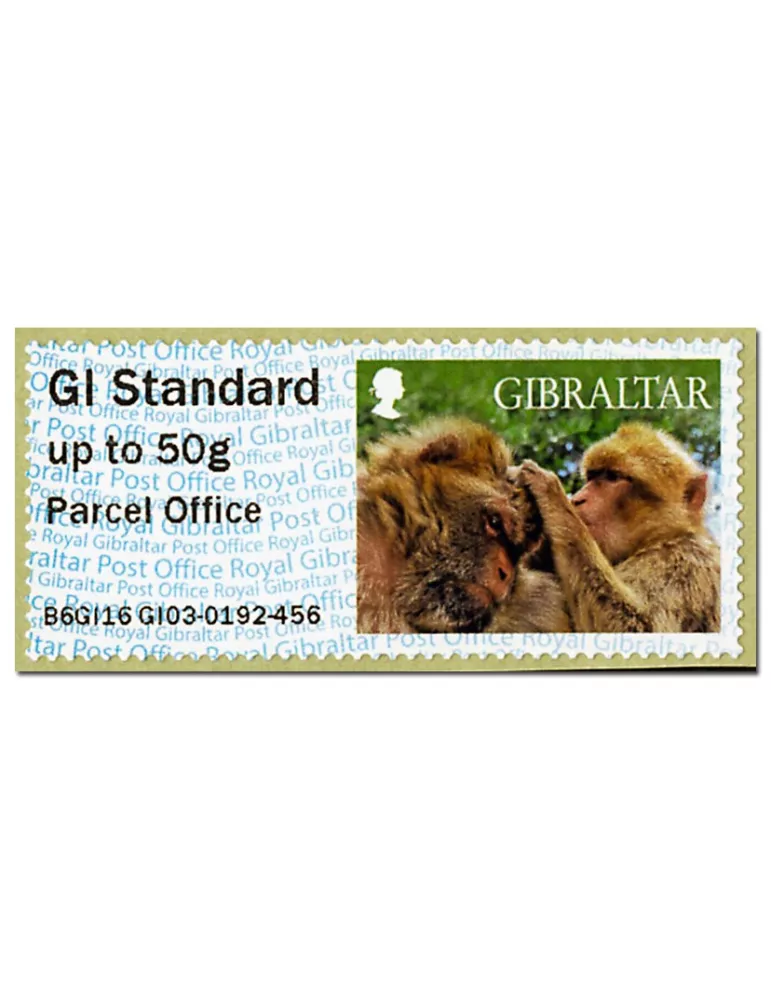 n° 19 - Timbre GIBRALTAR Timbres de distributeurs