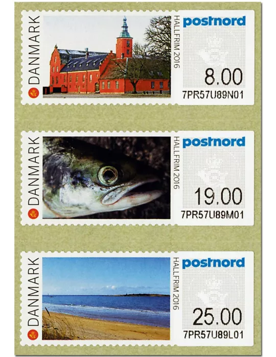 n° 118 - Timbre DANEMARK Timbres de distributeurs