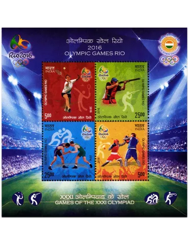 n° 128 - Timbre INDE Blocs et feuillets