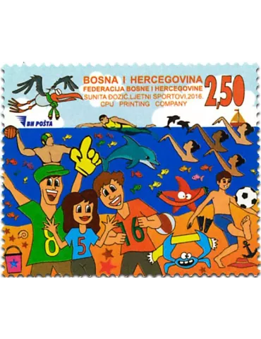 n° 754 - Timbre BOSNIE-HERZEGOVINE Poste