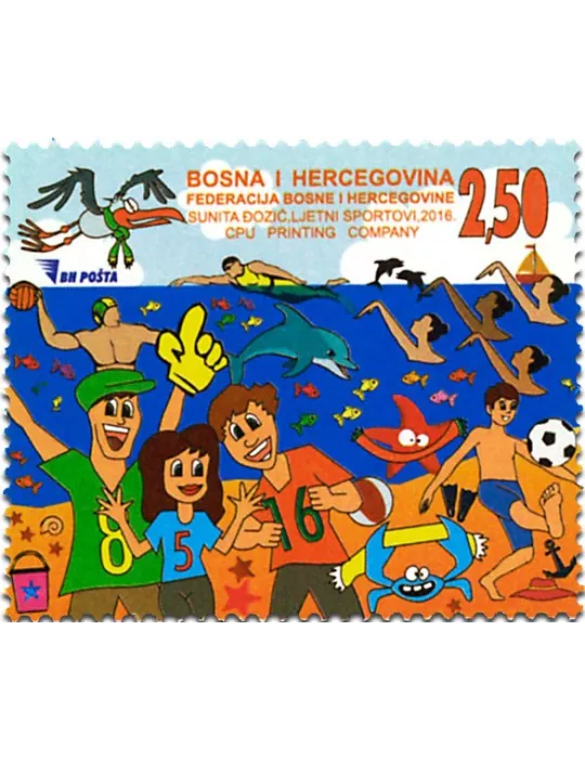 n° 754 - Timbre BOSNIE-HERZEGOVINE Poste