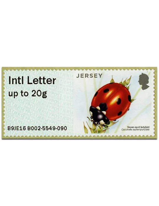 n° 43 - Timbre JERSEY Timbres de distributeurs