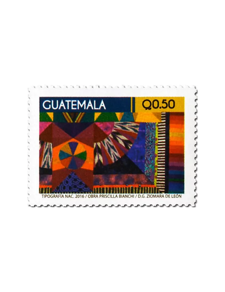 n° 725 - Timbre GUATEMALA Poste