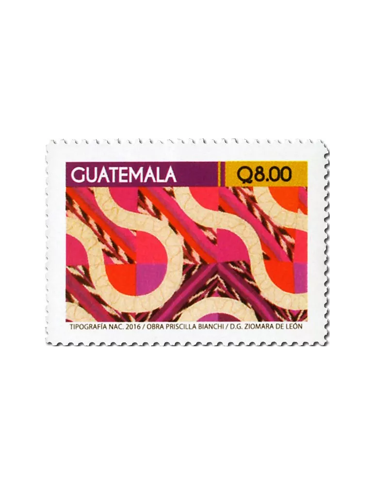 n° 725 - Timbre GUATEMALA Poste