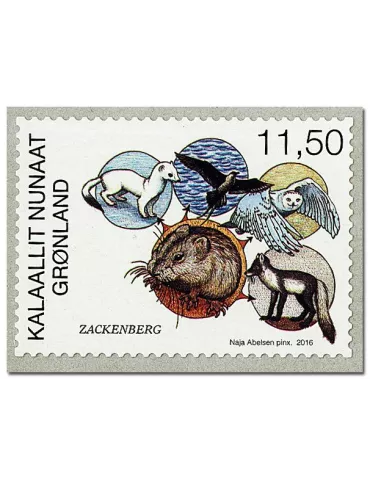 n° 710 - Timbre GROENLAND Poste