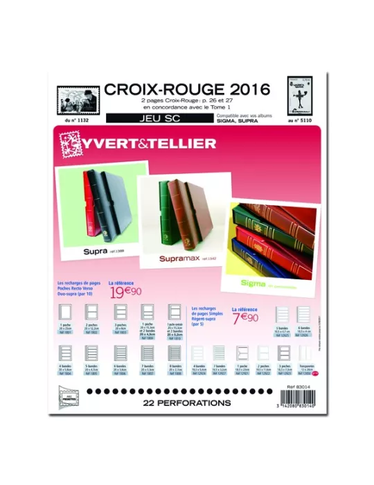 CROIX ROUGE SC : 2015-2016 (JEUX AVEC POCHETTES)