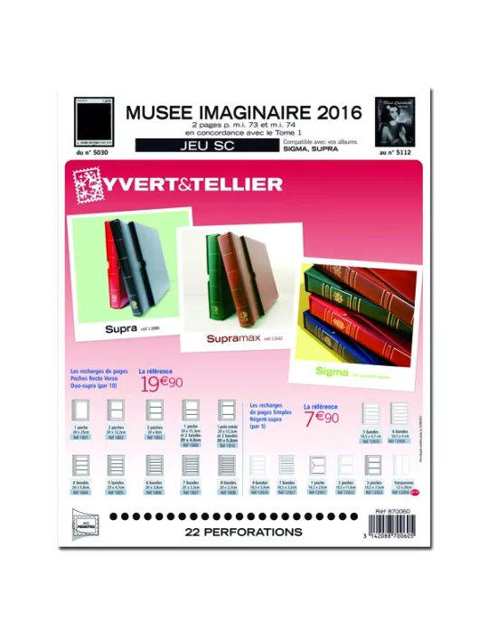 MUSEE IMAGINAIRE SC : 2016 (JEUX AVEC POCHETTES)