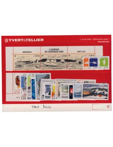 n° 761/794 - Timbre TAAF Année complète (2016)