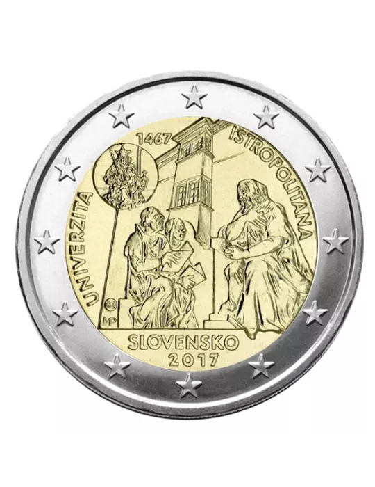 2 EURO COMMEMORATIVE 2017 : SLOVAQUIE (Université Istropolitana)
