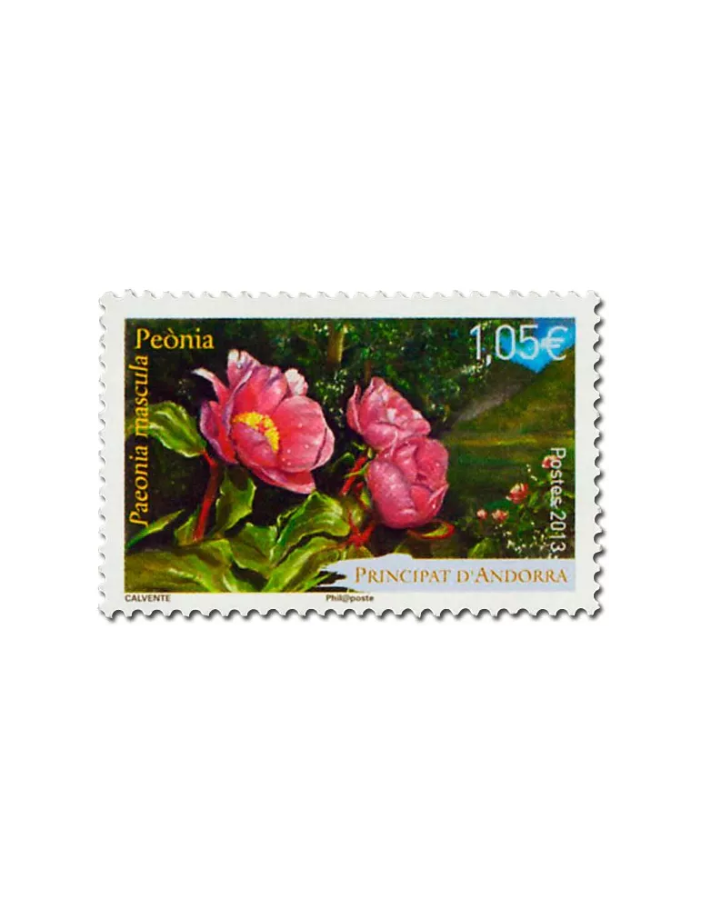 n° 742/743 -Timbre Andorre Poste