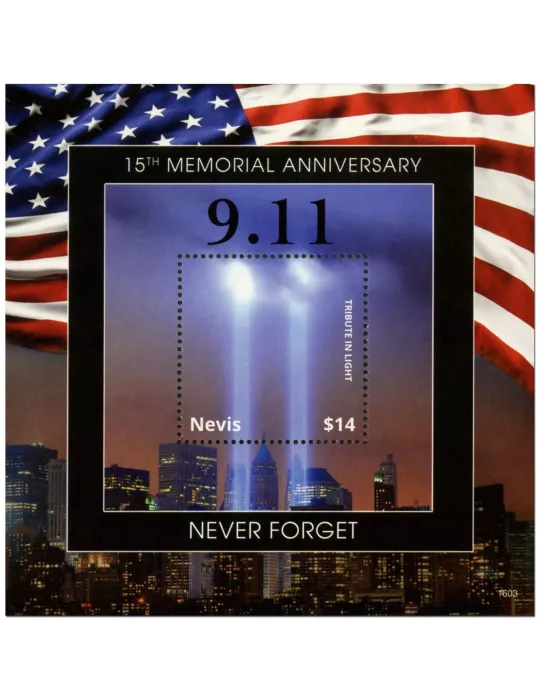 n° 374 - Timbre NEVIS Blocs et feuillets