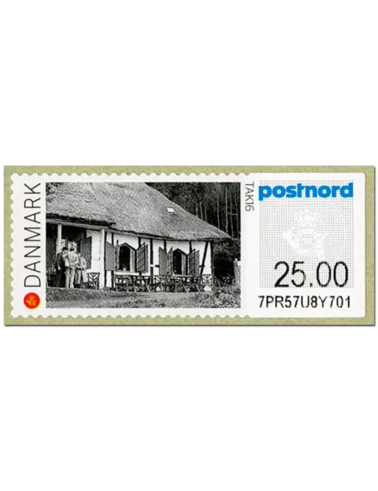 n° 121 - Timbre DANEMARK Timbres de distributeurs
