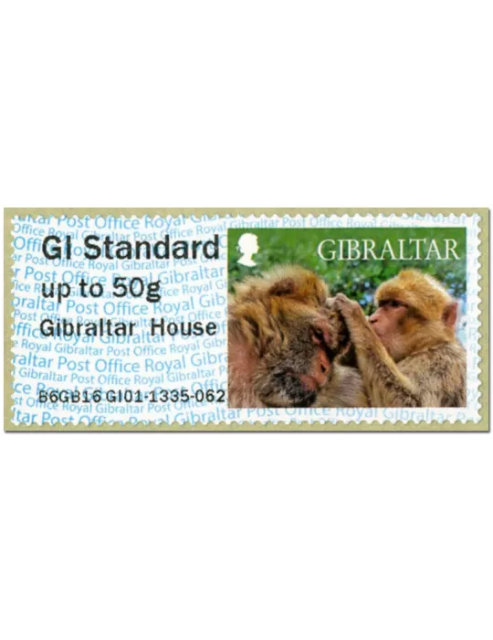 n° 22 - Timbre GIBRALTAR Timbres de distributeurs