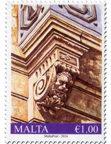 n° 1857 - Timbre MALTE Poste 2