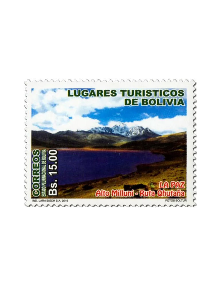 n° 1586 - Timbre BOLIVIE Poste