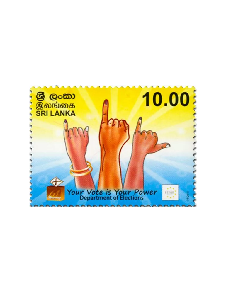 n° 1992 - Timbre SRI LANKA Poste