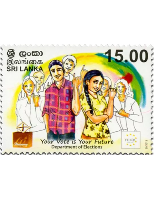 n° 1992 - Timbre SRI LANKA Poste